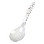 Thunder Group 7008BO 1.5 Oz 9x3-Inch Asian Melamine White Bamboo Rice Ladle, DZ