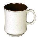 Thunder Group AD908AA 9 Oz 3 Inch Western Arcadia Melamine Two Tone Beige Tea Cup, DZ