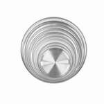 Thunder Group ALPTCS011, 11-Inch Coupe Style Pizza Tray, Aluminum