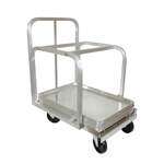 Thunder Group ALSC1826, 28.25x 33.3-Inch Full Size Aluminum Sheet Pan Truck with Swivel Casters