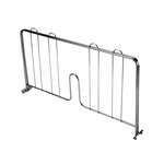 Thunder Group CMDC024, 24" Pressure-Fit Shelf Divider, Chrome