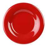 CR006PR 6.5 Inch Western Red Wide Rim Melamine Plate, DZ