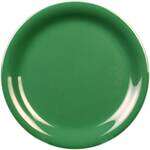 Thunder Group CR106GR 6.5 Inch Western Green Narrow Rim Melamine Plate, DZ