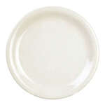 Thunder Group CR107V 7.25 Inch Western Ivory Narrow Rim Melamine Plate, DZ