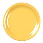 Thunder Group CR107YW 7.25 Inch Western Yellow Narrow Rim Melamine Plate, DZ