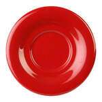 Thunder Group CR9303PR 5.5 Inch Western Red Melamine Saucer, DZ