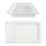 Thunder Group GN1001W, Full Size 1 1/2-Inch Deep Melamine Anti-Jam Food Pan, White