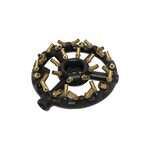 Thunder Group IRBR004L, Cast Iron Base with Copper Nozzle Duck Burner, 18 Nozzles, Propane, 56,700 BTU, EA