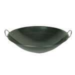 IRWC001, 19x5.375-inch Steel Curved Rim Wok with 2-inch Handle, EA