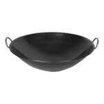 IRWC003, 24x7.25-inch Steel Curved Rim Wok with 2-inch Handle, EA