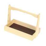 K109, 6.5x3.75-inch Shiraki Wooden Shoyu Sauce Holder Tray with Handle, EA
