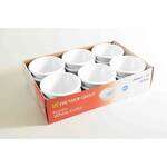 Thunder Group ML509W1R 2 Oz 2.8 Inch Fluted Melamine Round White Ramekin (Retail Pack), DZ