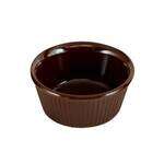 Thunder Group ML531C1 3 Oz 3.12 Inch Fluted Melamine Round Chocolate Ramekin, DZ