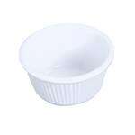 Thunder Group ML532W1 4 Oz 3.38 Inch Fluted Melamine Round White Ramekin, DZ