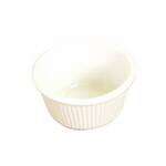 Thunder Group ML533B1 3.5 Oz 3.38 Inch Fluted Melamine Round Bone Ramekin, DZ