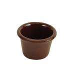 Thunder Group ML534C1 1.5 Oz 2.5 Inch Smooth Melamine Round Chocolate Ramekin, DZ