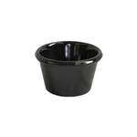 Thunder Group ML535BL1 1.75 Oz 2.5 Inch Smooth Melamine Round Black Ramekin, DZ