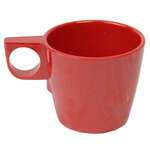 Thunder Group ML9011PR 7 Oz 3.25 Inch Western Red Melamine Stacking Mug, DZ