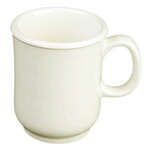 Thunder Group ML901I 8 Oz 3 Inch Western Color Ivory Melamine Round Bulbous Mug, DZ