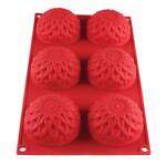 PLBM005S, 3.89-Ounce Sunflower High Heat Silicone Baking Mold, 6 Cavities