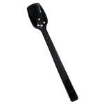 PLВЅ110BK, 10-Inch Polycarbonate Perforated Buffet Spoon, Black, 12/Pack