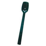 PLВЅ110GR, 10-Inch Polycarbonate Perforated Buffet Spoon, Green, 12/Pack