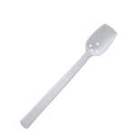 PLВЅ110WH, 10-Inch Polycarbonate Perforated Buffet Spoon, White, 12/Pack
