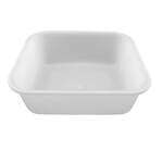 PLBT002W, 14.5x12.5-Inch Polyethylene Bus Box, White