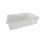 PLDB182606PP, 18x26x6-Inch Pizza Dough Box, Polypropylene, White