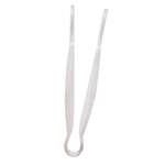 PLFTG012CL, 12-Inch 1-Piece Polycarbonate Pom Tong, Flat Grip, Clear