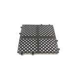 PLIM1212SM, 12x12-Inch Interlocking Bar Mat, Black