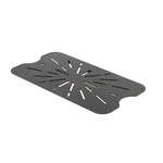 Thunder Group PLPA7000DSBK, Full Size Polycarbonate Drain Shelf, Black