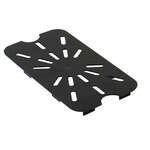 Thunder Group PLPA7140DSBK, Quarter-Size Polycarbonate Drain Shelf, Black