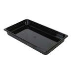 Thunder Group PLPA8002BK, Full-Size 2.5-Inch Deep Black Polycarbonate Food Pan