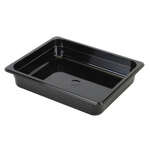 PLPA8122BK, Half Size 2.5-Inch Deep Black Polycarbonate Food Pan