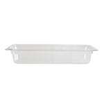 PLPA8124L, Half Size Long 4-Inch Deep, Polycarbonate Food Pan, Clear
