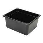 Thunder Group PLPA8126BK, Half Size 6-Inch Deep Black Polycarbonate Food Pan