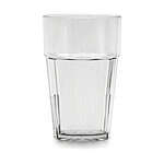 Thunder Group PLPCTB110CL, 10 oz Polycarbonate Diamond Tumbler, Clear, 12/CS