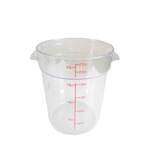 Thunder Group PLRFT322PC, 22-Quart Polycarbonate Round Food Storage Container, Clear