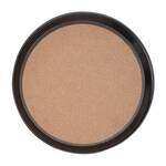 PLRT012BCK, 12-Inch Fiberglass Round Slip Resistant Serving Tray with Cork, Black