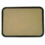 Thunder Group PLRT1612CK, 16x12-Inch Fiberglass Rectangular Slip Resistant Serving Tray with Cork