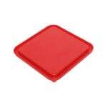 Thunder Group PLSFT0608C, Plastic Square Lid For 6,8-Quart Containers, Red