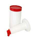 PLSNP01R, 1-Quart Plastic Storer And Pour, Red