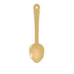 Thunder Group PLSS111BG, 11-Inch Polycarbonate Solid Serving Spoon, Beige, 12/CS