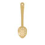 PLSS113BG, 11-Inch Polycarbonate Perforated Serving Spoon, Beige, 12/CS