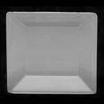 Thunder Group PS3208W 8 1/4 x 7/8 Inch Deep Western Passion White Melamine Square Plate, EA