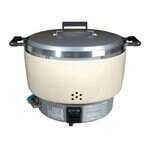 Thunder Group RER55ASN, 23x18.5x17.75-inch, 55 Cups, Rinnai Natural Gas Rice Cooker, 35,000 BTU, EA