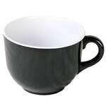 Thunder Group RF7010W 23 Oz 4 3/4 Inch Western Black Pearl Melamine Round Two Tone Tea Mug, EA