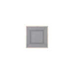 Thunder Group SD3206H 6 Inch Western Graham Gray Melamine Square Plate, EA