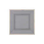 Thunder Group SD3214H 14 Inch Western Graham Gray Melamine Square Plate, EA